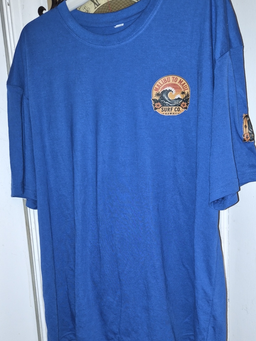 Men's Royal Blue Graphic T-Shirt
